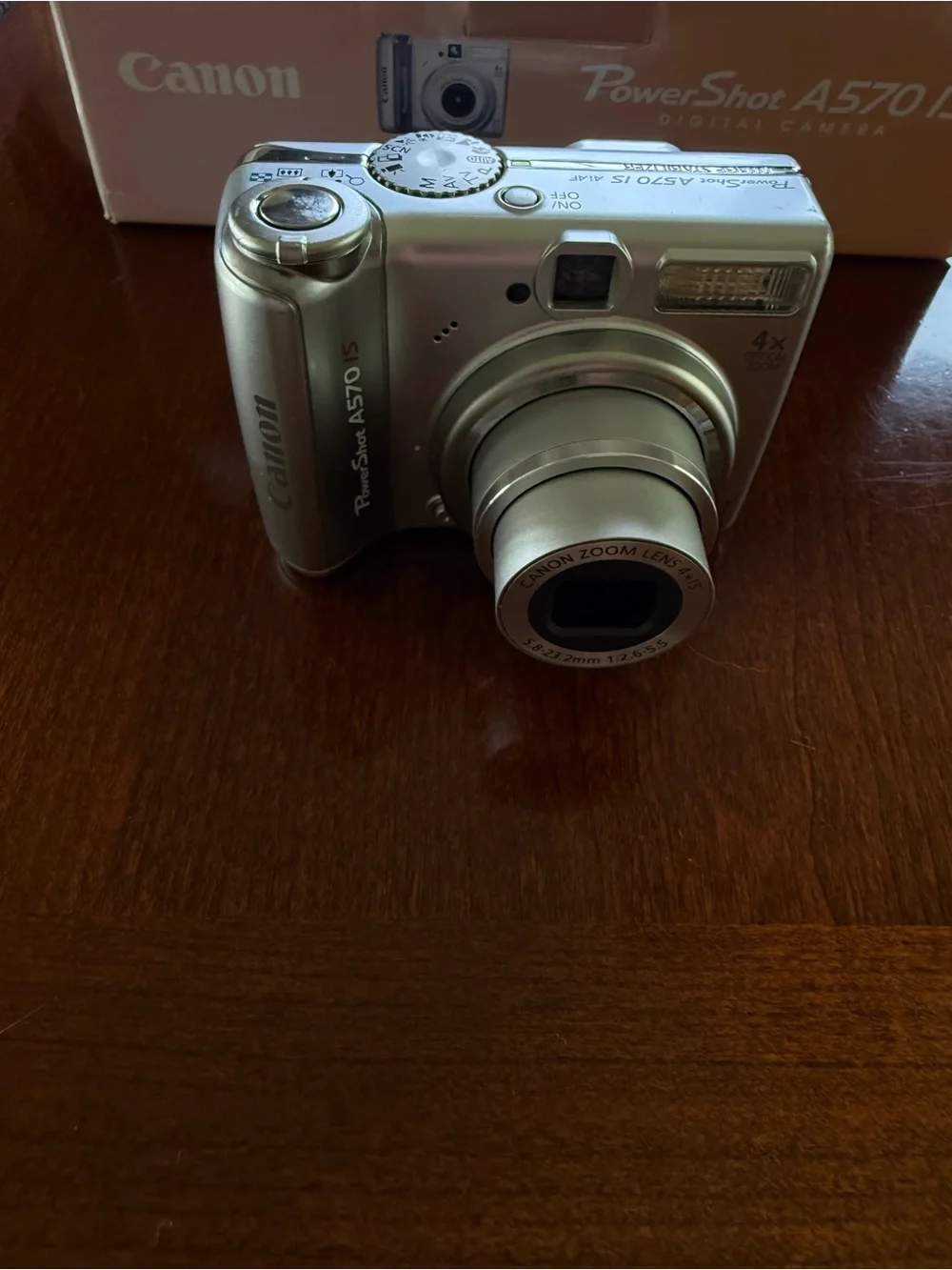 Canon Silver PowerShot A570 IS Compact Digital Camera
